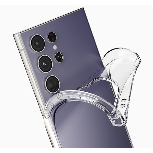 투명하게 빛나는 안심, 신지모루 범퍼 강화 4DX 에어팁 젤리 케이스