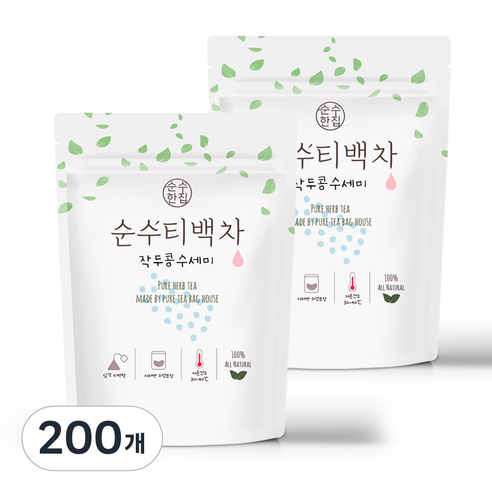 순수한집 작두콩수세미차 삼각티백