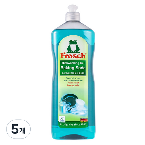 프로쉬 베이킹소다 주방세제, 1000ml, 5개