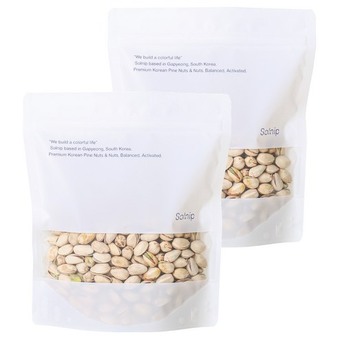 솔닙 독특한 풍미 가득 생 피스타치오, 400g, 2개