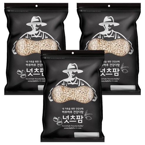 넛츠팜 해바라기씨, 800g, 3개