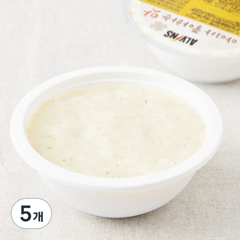 엘빈즈 이유식 초기2 5~6개월 닭가슴살브로콜리묽은죽, 160g, 5개, 혼합맛(닭가슴살/브로콜리)