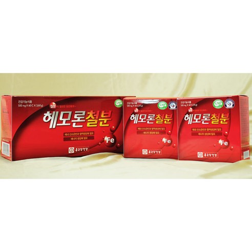 종근당건강 헤모론철분, 60정, 4개