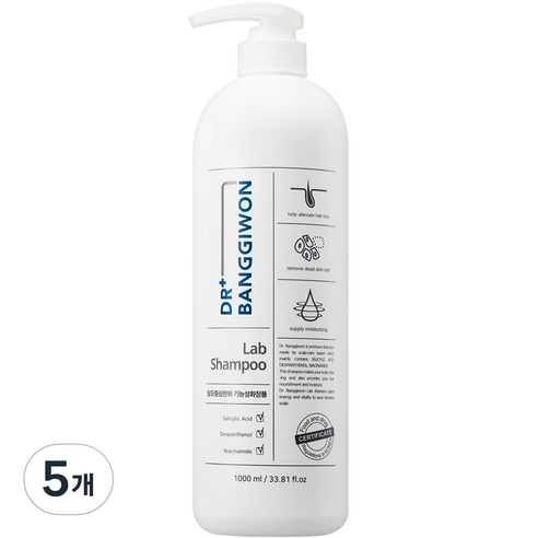 닥터방기원 랩 탈모샴푸, 1L, 5개