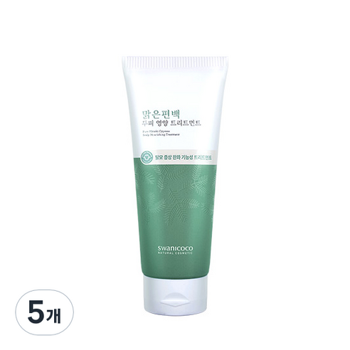 스와니코코 맑은편백 두피 영양 트리트먼트, 200g, 5개