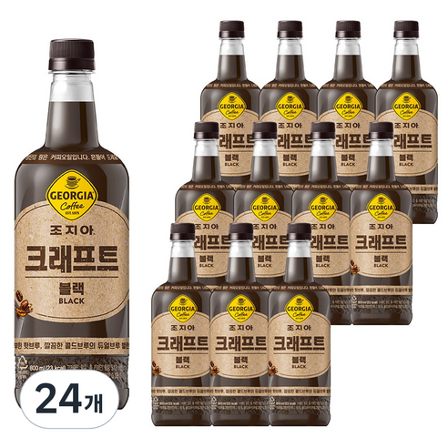 조지아 크래프트 아메리카노, 470ml, 24개