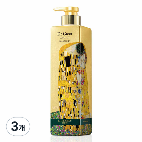 닥터그루트 애딕트 탈모증상완화 샴푸 키스 에디션, 3개, 385ml