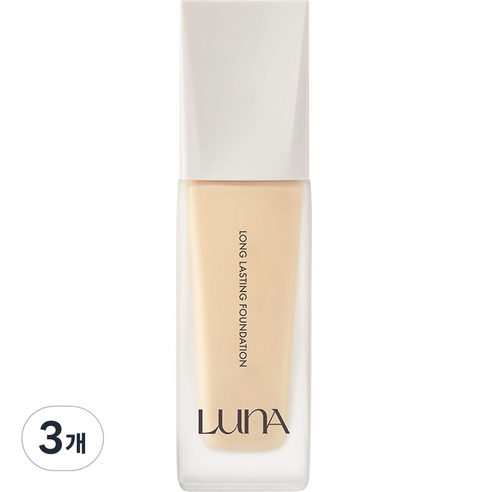루나 롱래스팅 파운데이션 30ml, 17호 아이보리, 3개