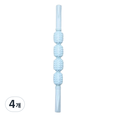 EORIN 롤러 마사지기 46cm, 하늘색, 4개