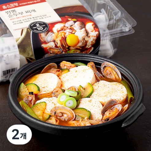 홈스토랑 짬뽕 순두부 찌개 밀키트 2인분, 790g, 2개