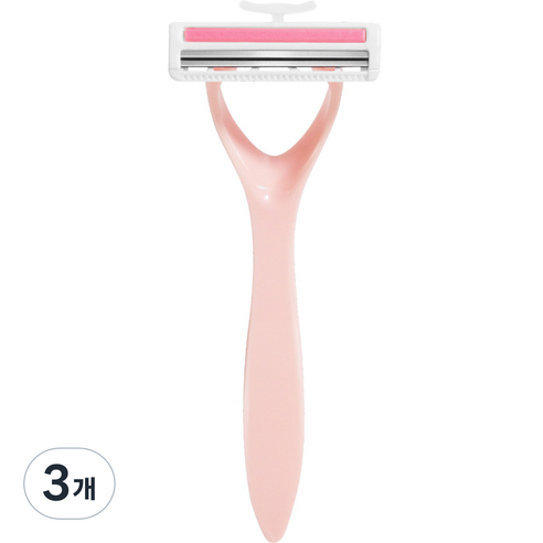 하이어리 휴대 제모 여성용 면도기, 1개입, 3개