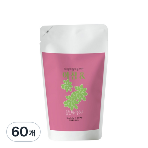 아침엔TEA 곰보배추차, 60개, 1.2g