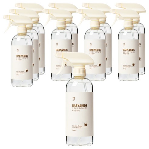 살림백서 베이비 & 키즈 욕조클리너, 10개, 500ml