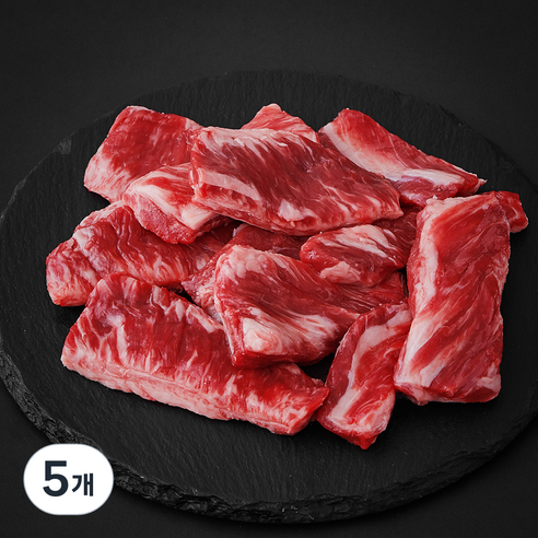 푸드장 미국산 블랙비프 소갈비살 (냉장), 300g, 5개