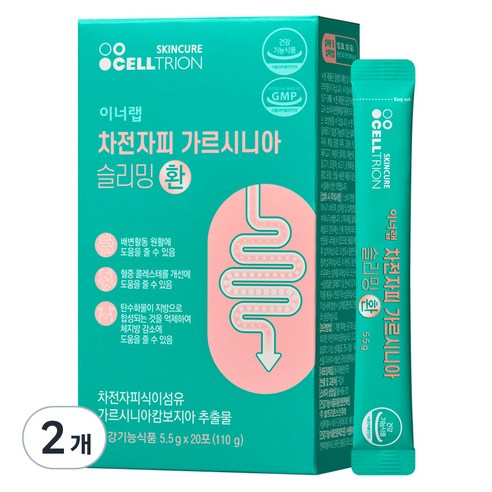 이너랩 차전자피 슬리밍 환 가르시니아, 110g, 2개