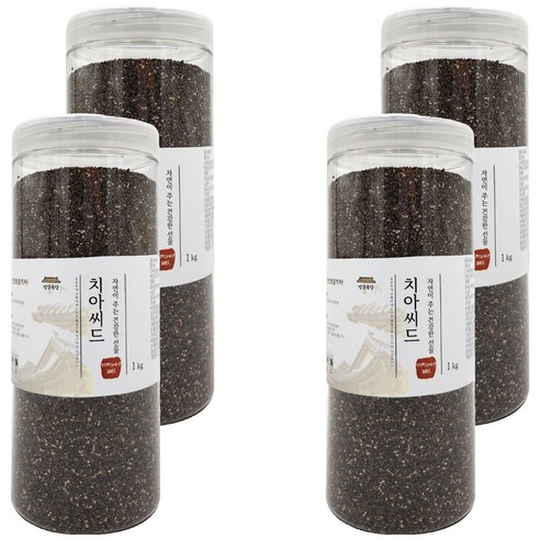 건강곡간 치아씨드 통, 1kg, 4개