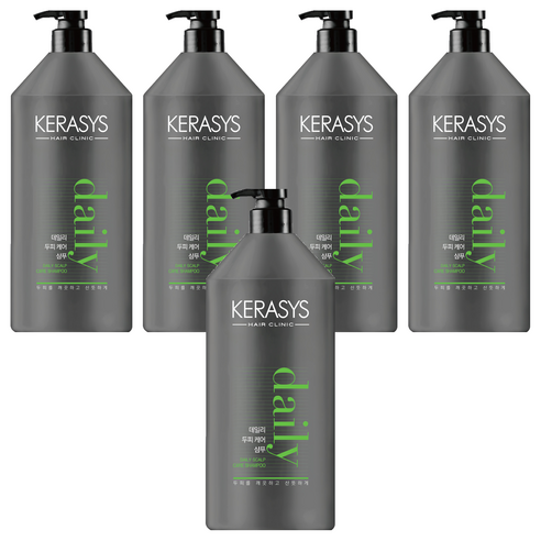 케라시스 데일리 두피 케어 샴푸, 1.5L, 5개