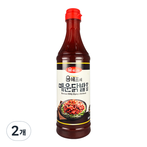 움트리 움쉐프의 매운닭발 양념, 950g, 2개