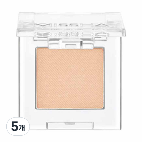 미샤 모던 섀도우 1.7g, 201 레이스쉬폰, 5개