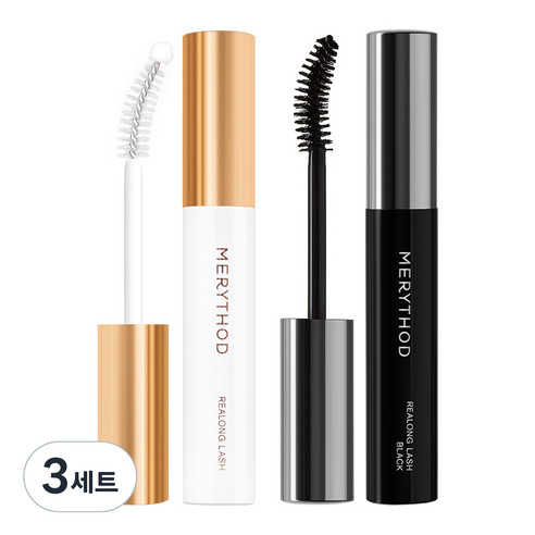 메리쏘드 릴롱 래쉬 1개+릴롱 래쉬 블랙 1개 7ml, 3세트