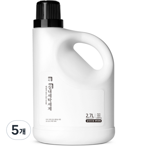 살림백서 실내건조용 세탁세제 드럼용 본품, 2.7L, 2개