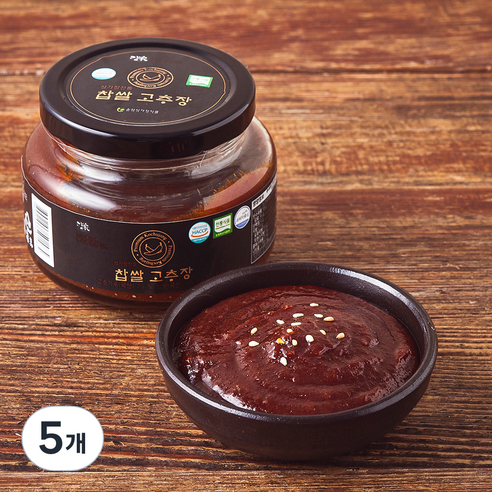 담가 순창 성가정 전통 찹쌀고추장, 220g, 5개