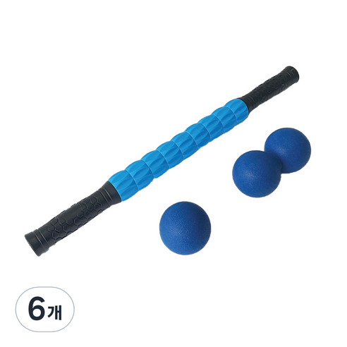 EOO 마사지 3종 세트, 6개, 블루