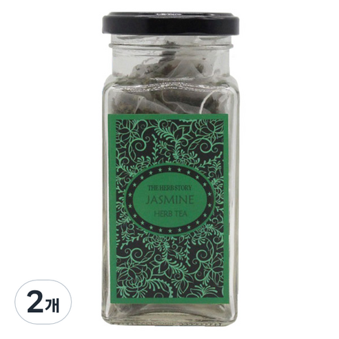더허브스토리 허브차 자스민 삼각티백, 1g, 2개, 15개입