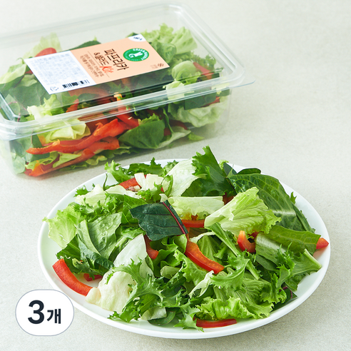 그린래빗 파프리카 & 샐러드 Kit, 180g, 3개