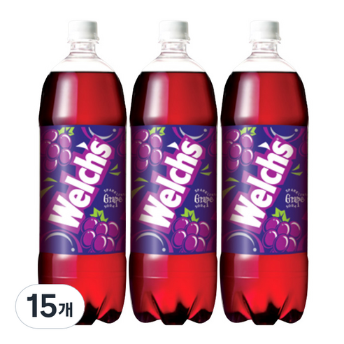 웰치스 그레이프, 1.5L, 15개