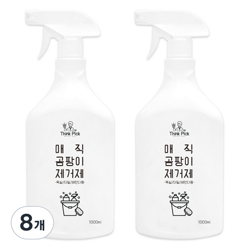 띵크픽 매직 곰팡이 제거제, 8개, 1L