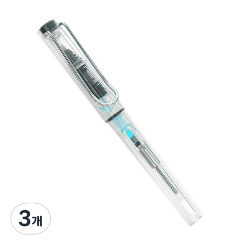 야자컴퍼니 잉크 넣는 만년볼펜 컨버터 0.38 EF, 3개