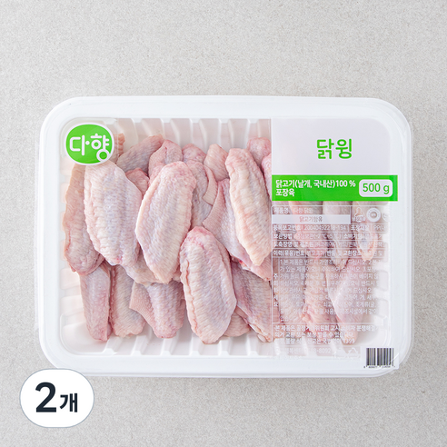 다향 닭 윙 (냉장), 2개, 500g