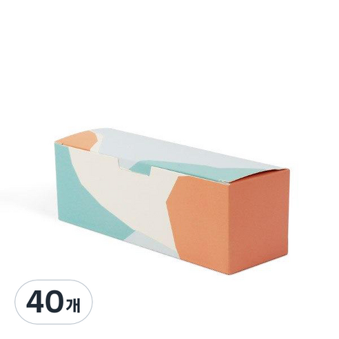 동산 가로 미니박스, 혼합색상, 40개