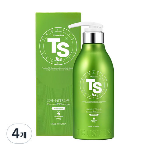 TS 프리미엄 탈모 샴푸, 500g, 4개
