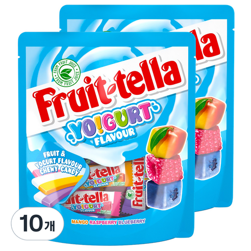 후르트텔라 요구르트 츄잉캔디, 358g, 10개