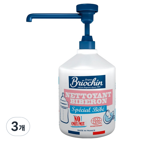 브리오신 과일 채소 젖병 주방세제, 3개, 500ml