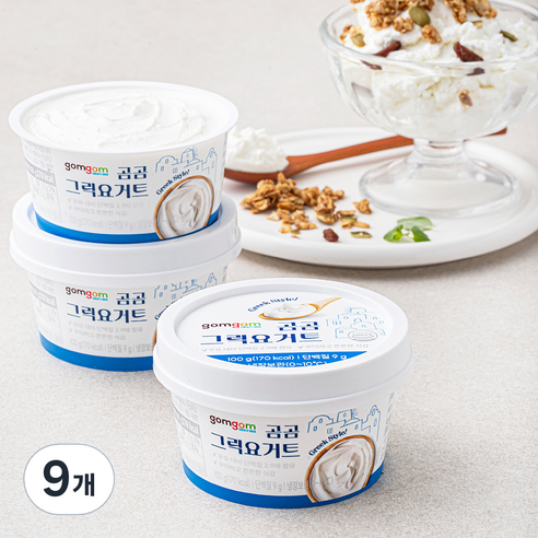 곰곰 그릭 요거트, 100g, 9개