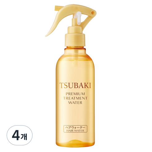 츠바키 프리미엄 트리트먼트 워터 까멜리아, 210ml, 4개