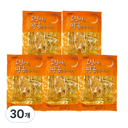 더먹다 오징어는땅콩을좋아해, 50g, 30개