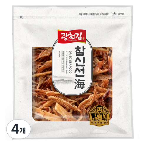 참신선해 구운 바비큐 오징어, 300g, 4개