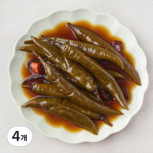 모닝팜 간장고추, 1kg, 4개