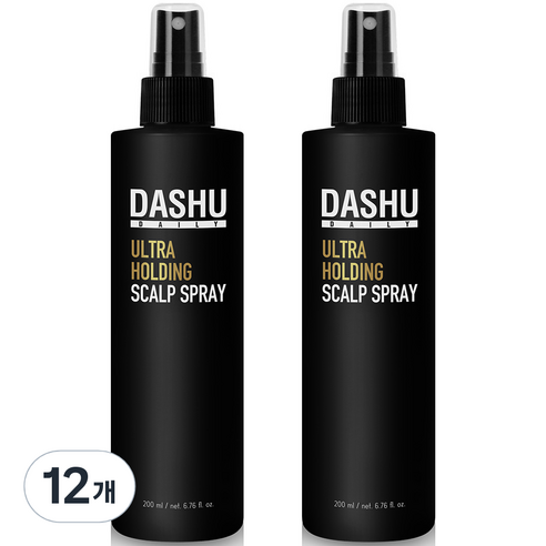 다슈 울트라 홀딩 스칼프 탈모증상완화 헤어스프레이, 200ml, 12개