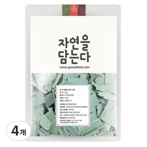 조은약초 자연을 담는다 줄풀, 200g, 4개