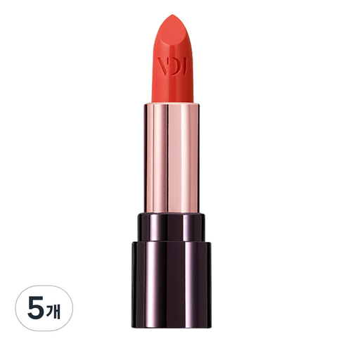 브이디아이 보브 립 컷 루즈 3.8g, OR202 미스테리 오렌지, 5개
