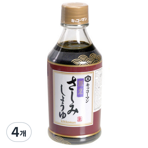 기꼬만 사시미 간장소스, 200ml, 4개