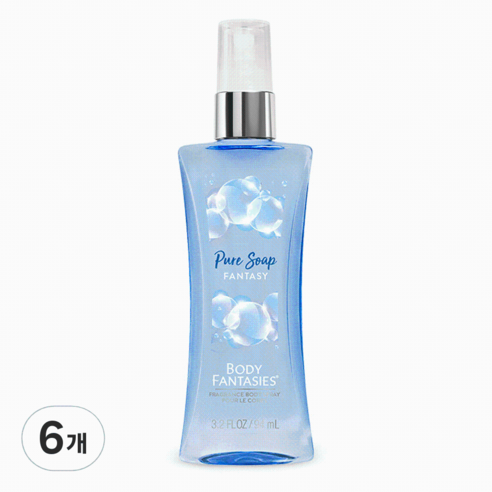 바디판타지 바디미스트 퓨어솝, 94ml, 6개