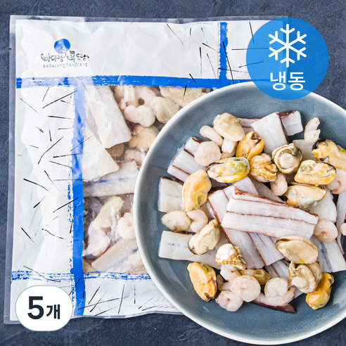 THE 더착한 해물 모듬 5종 (냉동), 300g, 5개