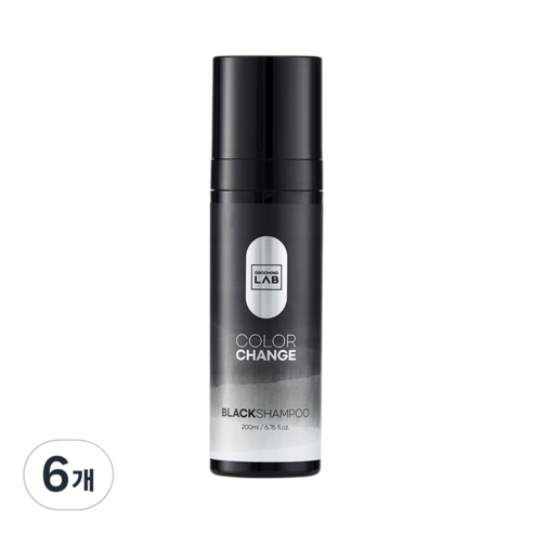 그루밍랩 컬러 체인지 블랙 샴푸, 200ml, 6개