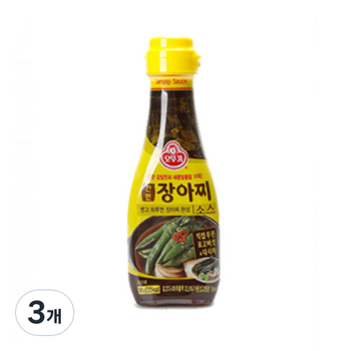 오뚜기 간편 장아찌 소스, 265g, 3개
